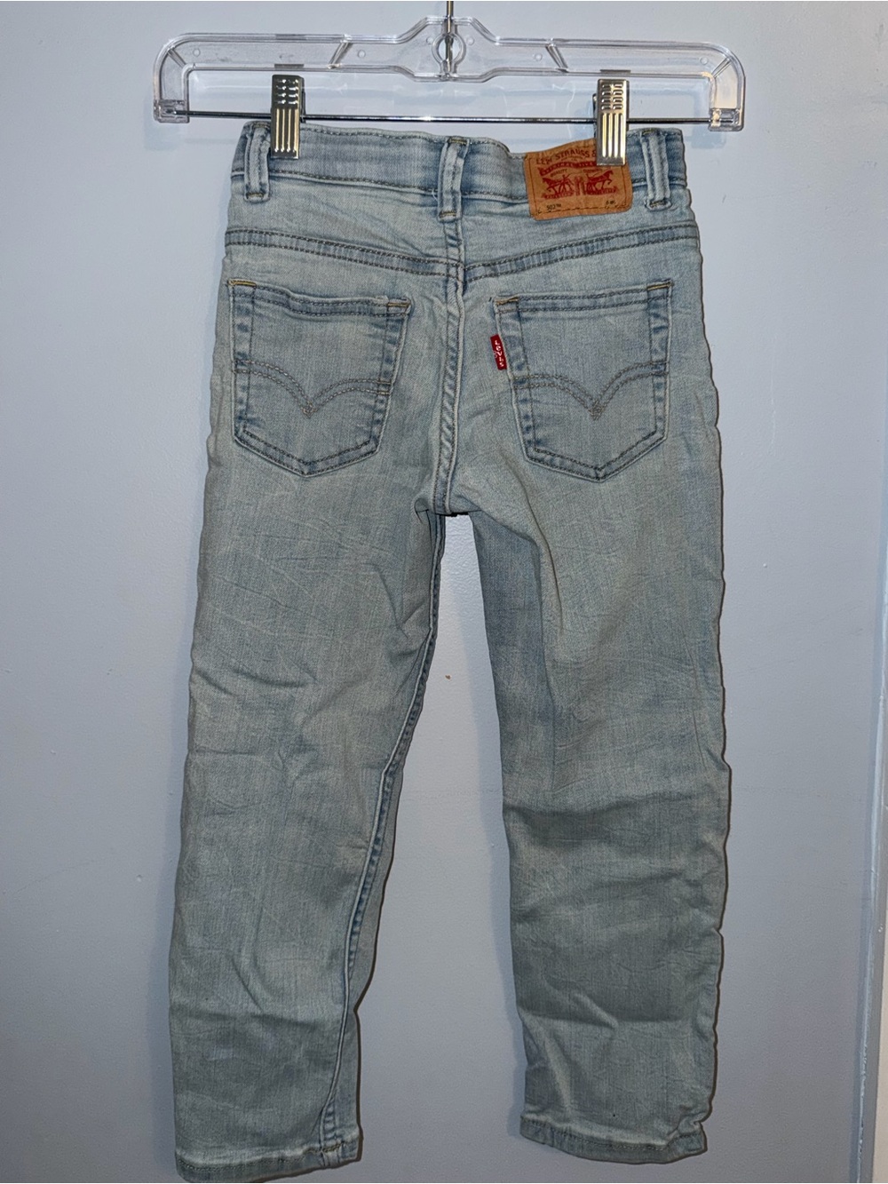Levi’s 502 Light Wash Jeans Boys Size 6 Regular - Picture 4 of 4